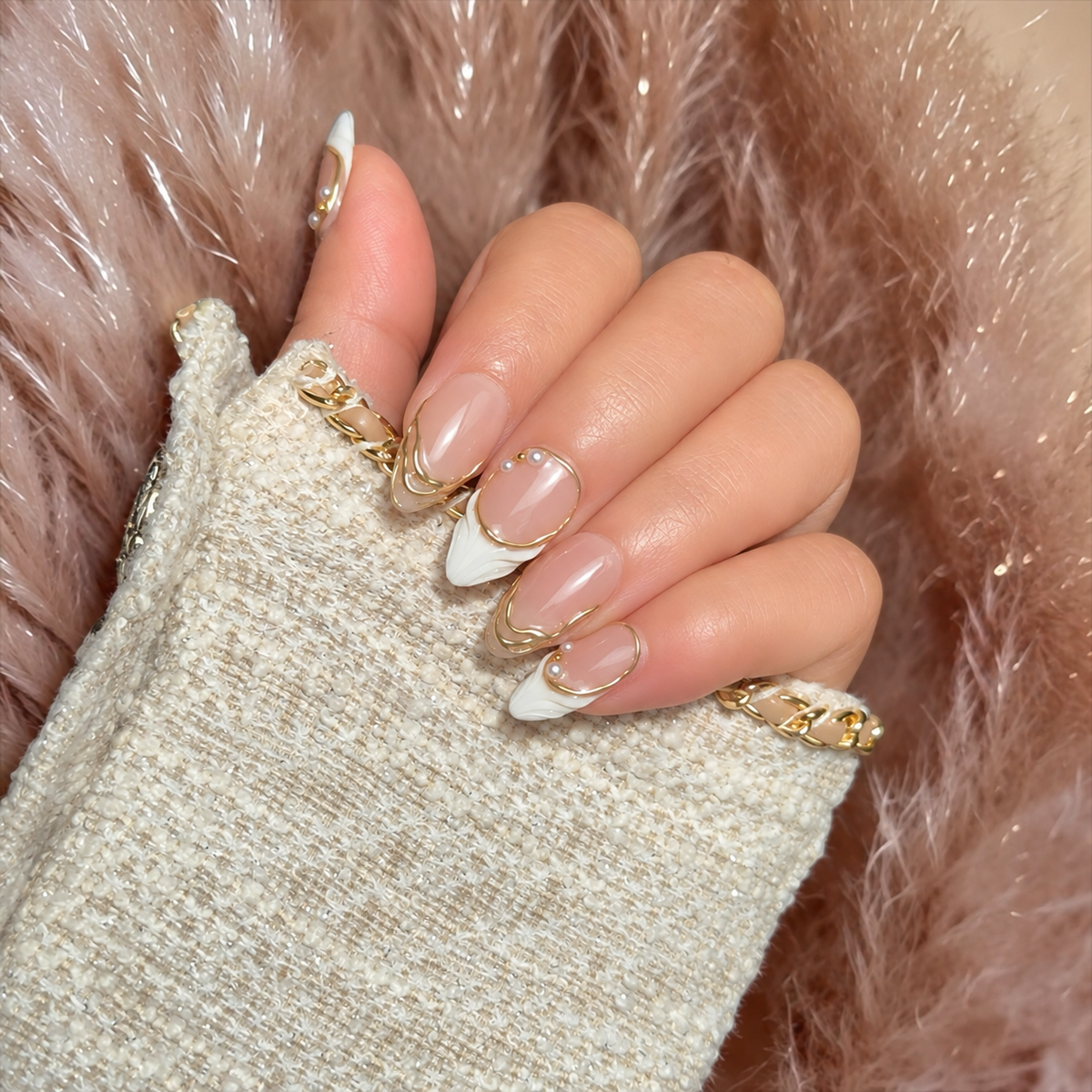 champagne veil
