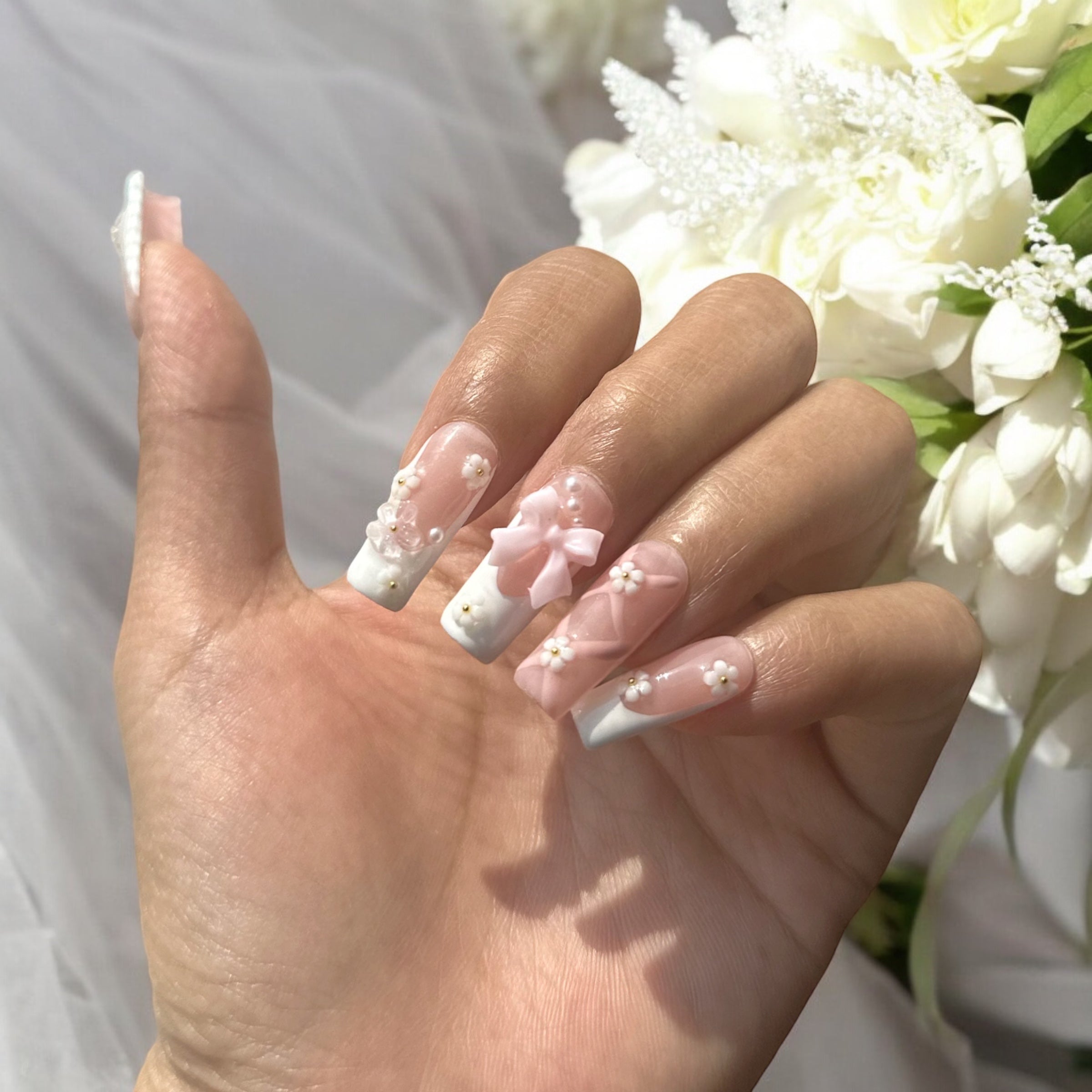 Mini Bow flower set