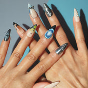Universe Celestial Almond Press-On Nails
