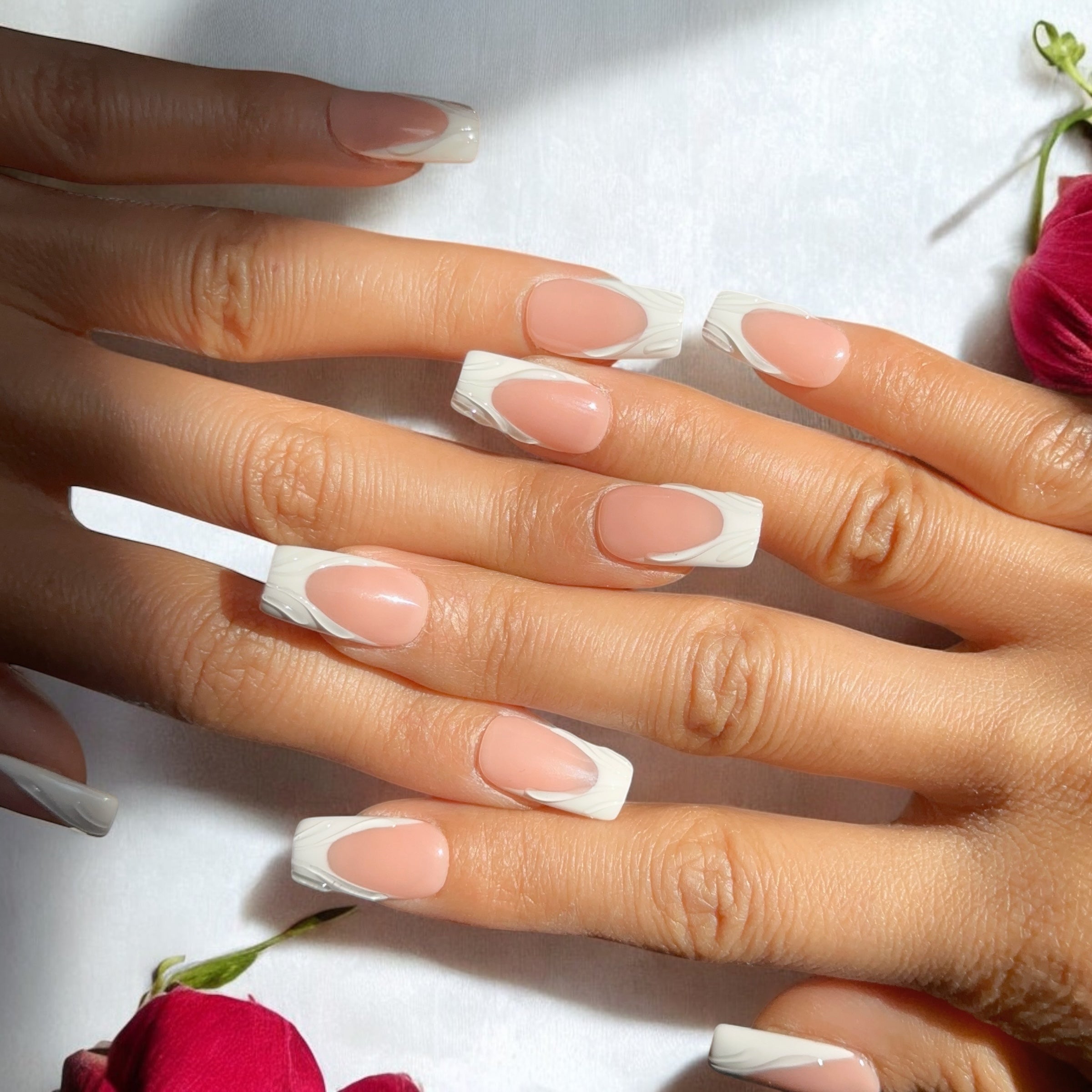 3D White French Tip