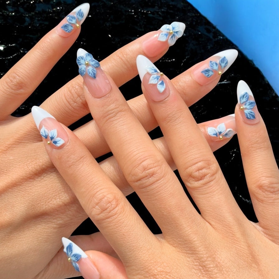 Twilight 3D flower blue Set