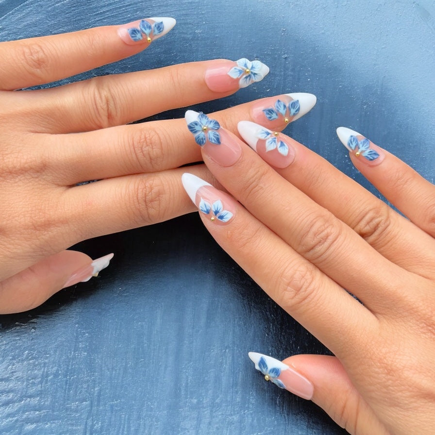 Twilight 3D flower blue Set
