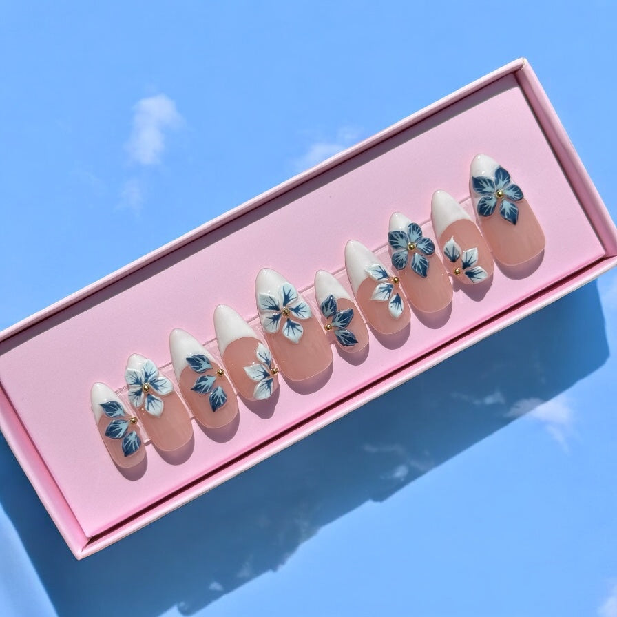 Twilight 3D flower blue Set