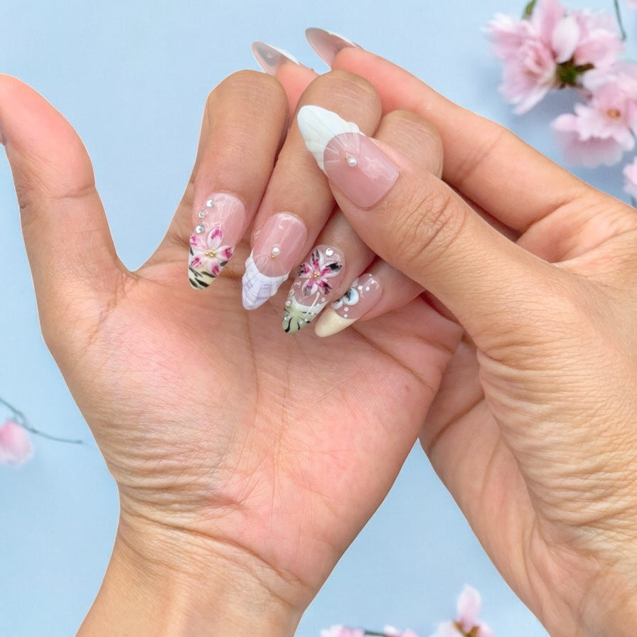 Luxuriant Flower Almond Set