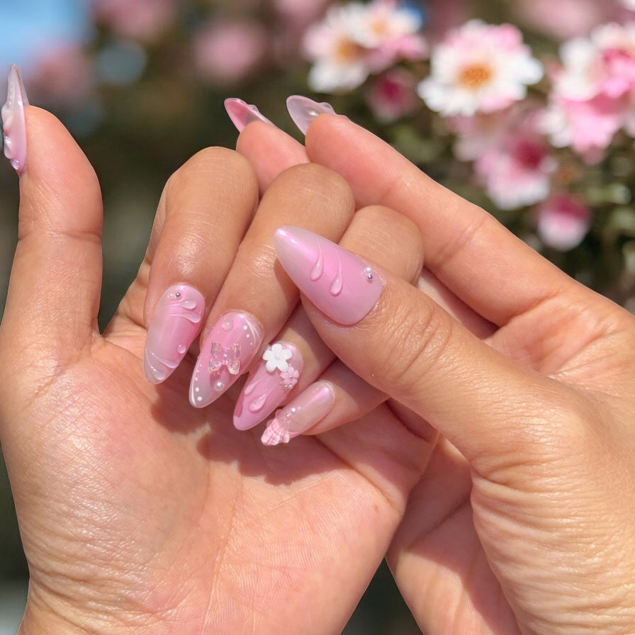 Shimmer flower pink