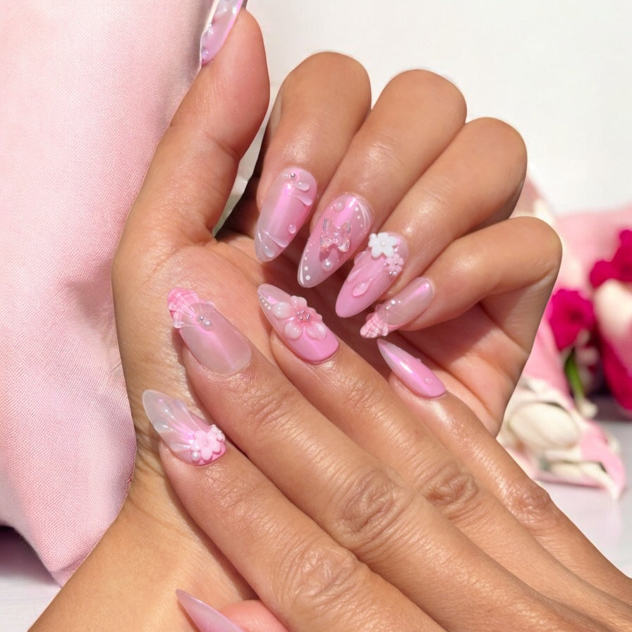 Shimmer flower pink