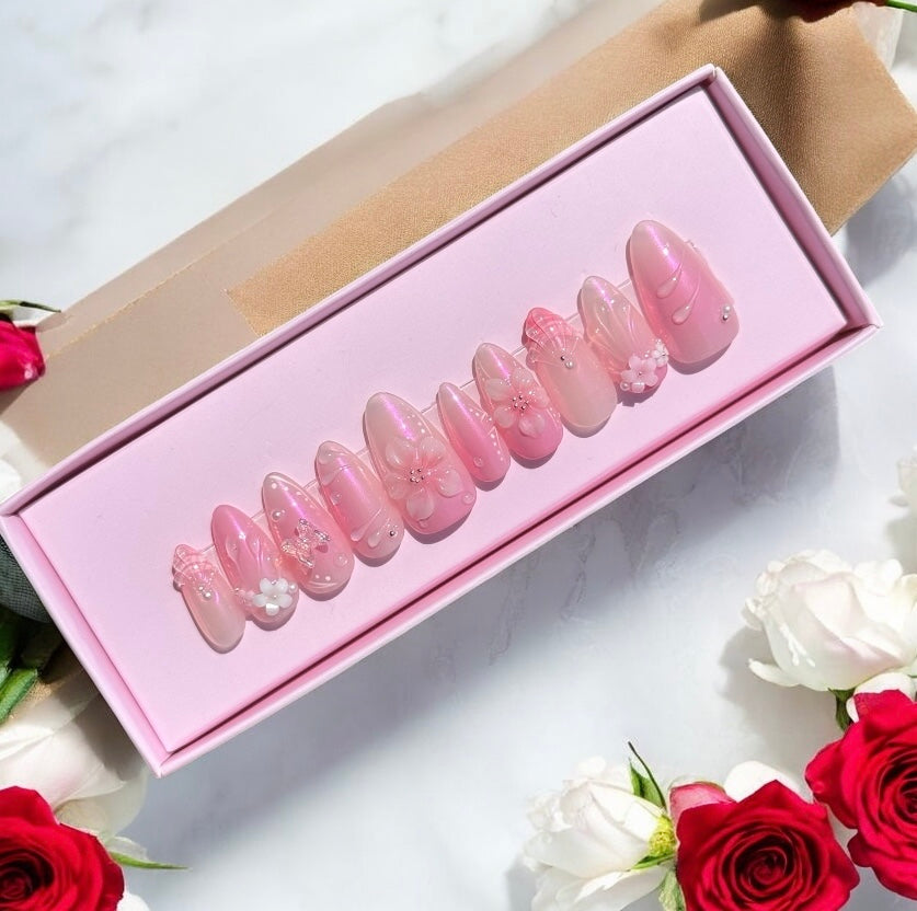 Shimmer flower pink